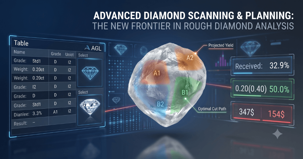 Rough Diamond Planning: 3D Sarine Scans to Precision Laser Polishing