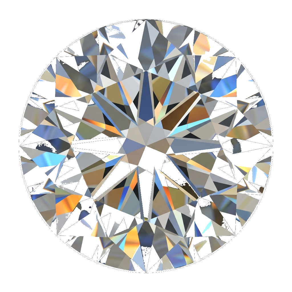 Round cut diamond